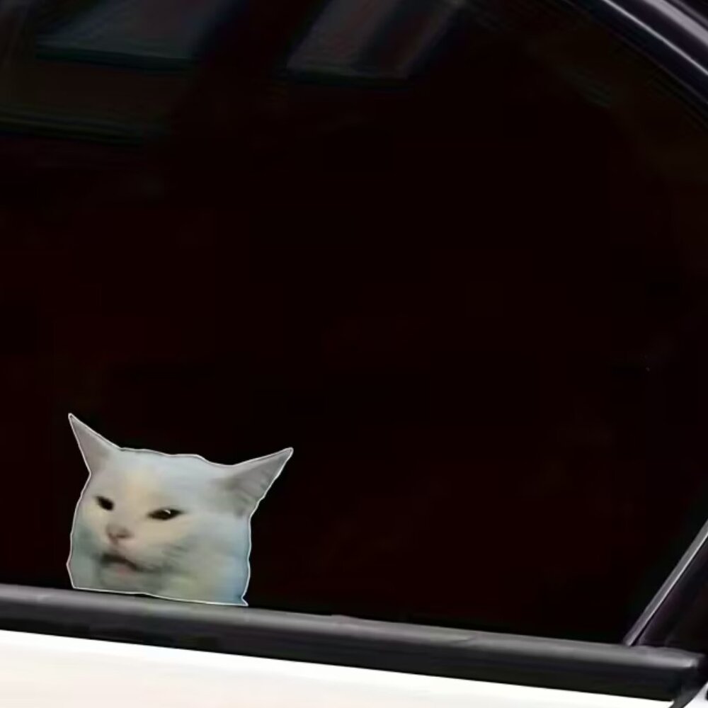 “Smudge the Cat” Car Window Sticker (BRAND NEW & SO CUTE!) - Picture 4 of 5